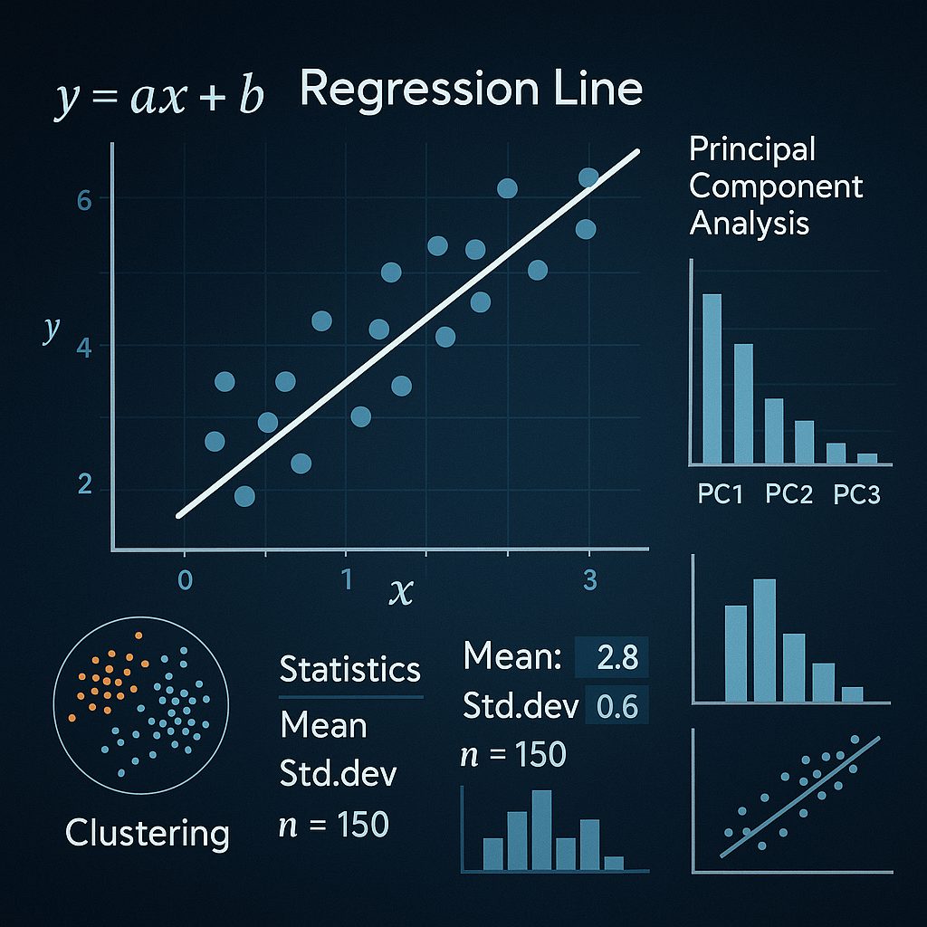 Multivariate statistical analysis charts